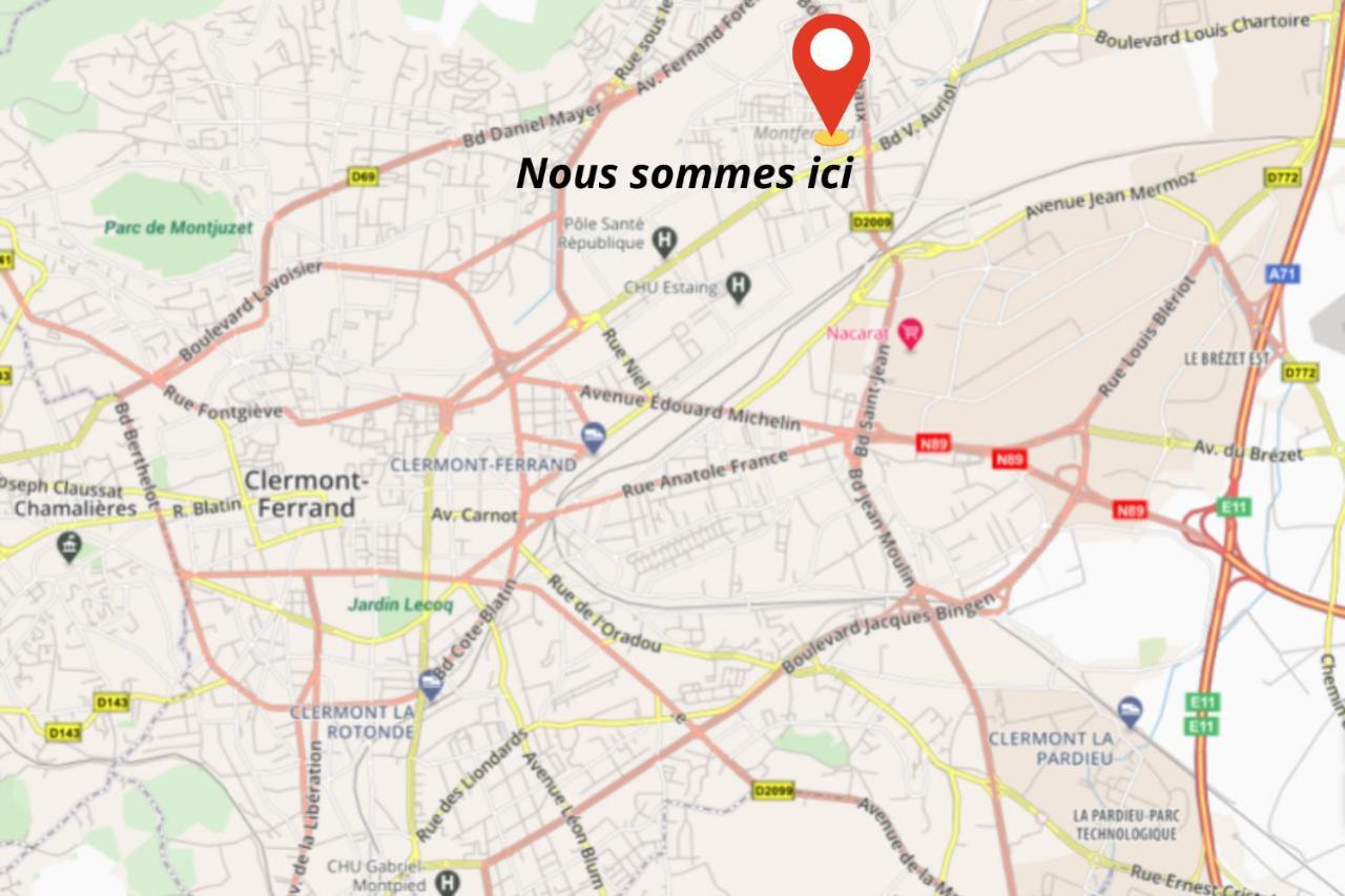 #Le Cocon Des Volcans#Parking Prive/Montferrand Клермон-Феран Екстериор снимка